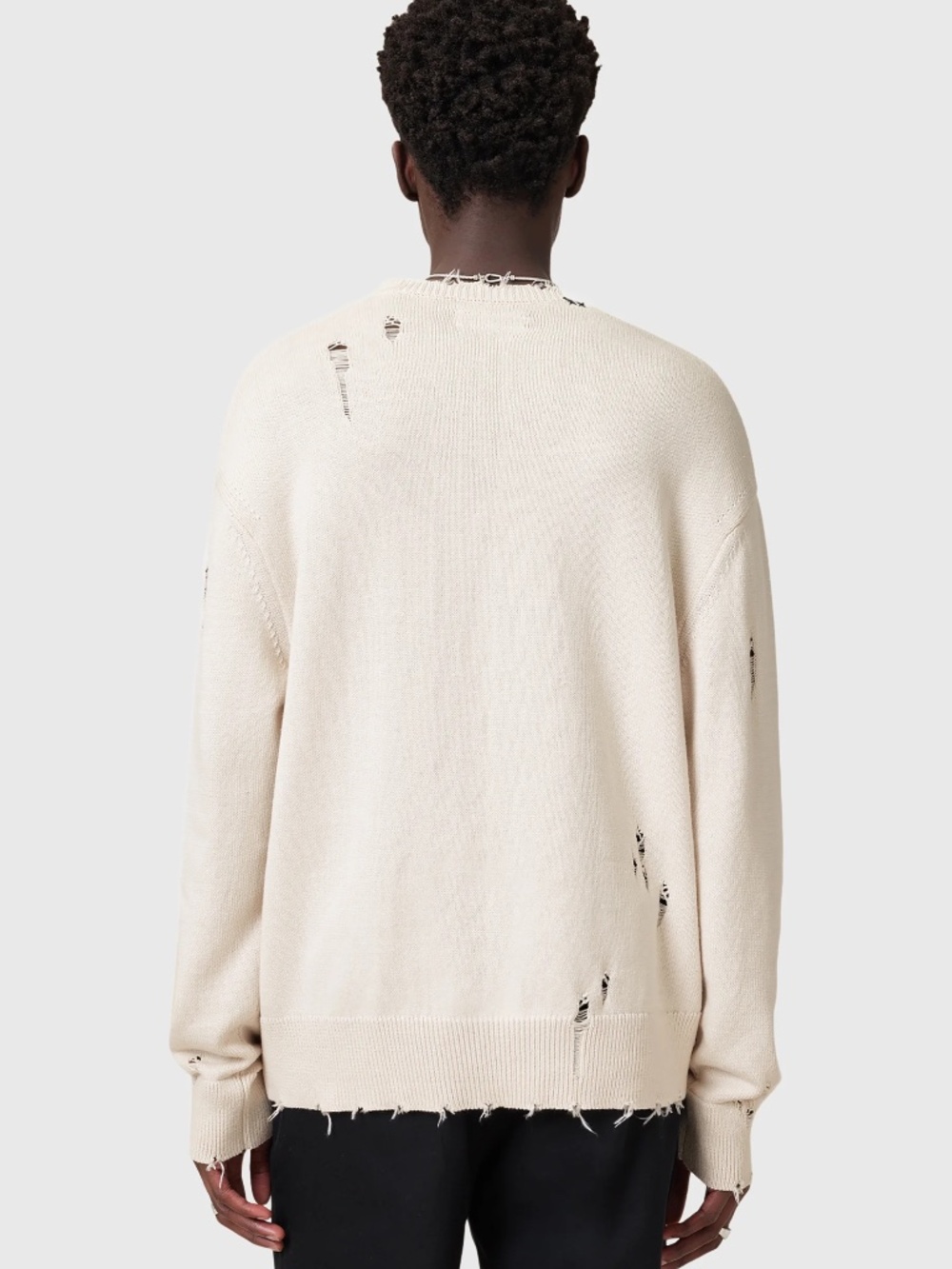 ALL SAINTS DIAGEO CREW SWEATER (XSMALL BUT OVERSIZED MEDIUM FIT) - Picture 2 of 5
